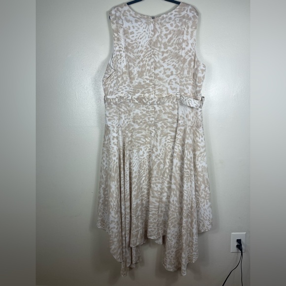 Calvin Klein White Sequin Tiered Sundress - Picture 4 of 5